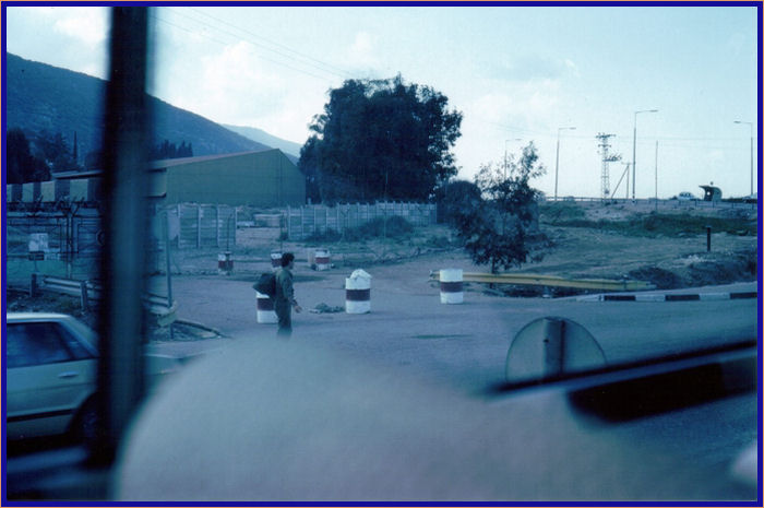 Israeli hitchhiker at Haifa